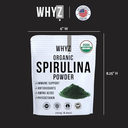 WHYZ Organic Spirulina Powder 250g - ingredient details