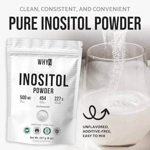 WHYZ Myo-Inositol Powder 8oz - serving suggestion