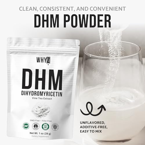 WHYZ DHM Dihydromyricetin Powder Liver Support 28g - serving suggestion
