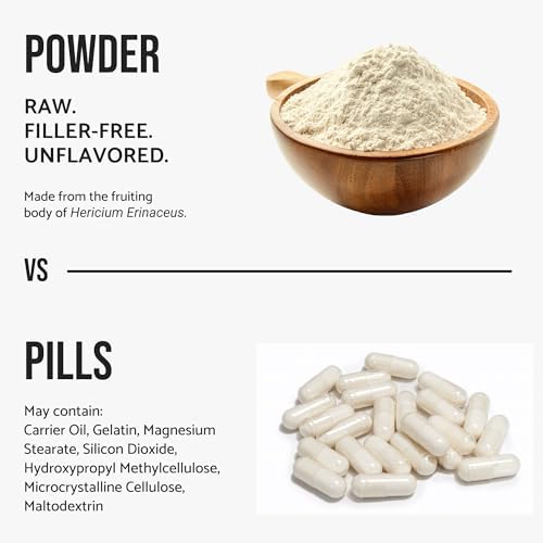 WHYZ Organic Lion's Mane Mushroom Powder 255g - ingredient details