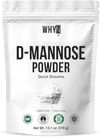 WHYZ D-Mannose Powder Urinary Tract Support - supplement facts label