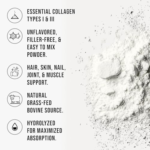 WHYZ Bovine Collagen Peptides Hydrolyzed Powder - product size comparison
