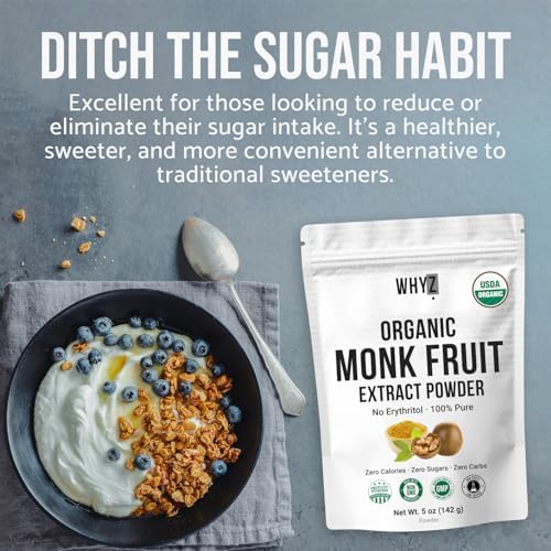 WHYZ Organic Monk Fruit Extract 5oz - ingredient details