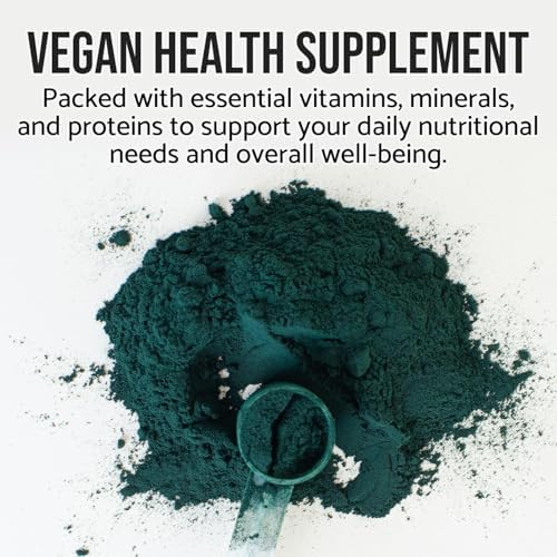 WHYZ Organic Spirulina Powder 250g - benefits infographic