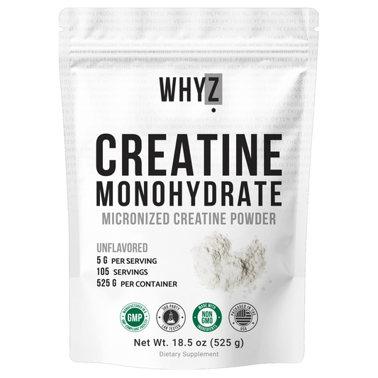 Creatine Monohydrate Powder, 525g, Micronized & Unflavored, Creatine Supplement for Men & Women, Muscle Support, Strength & Recovery, 105 Servings