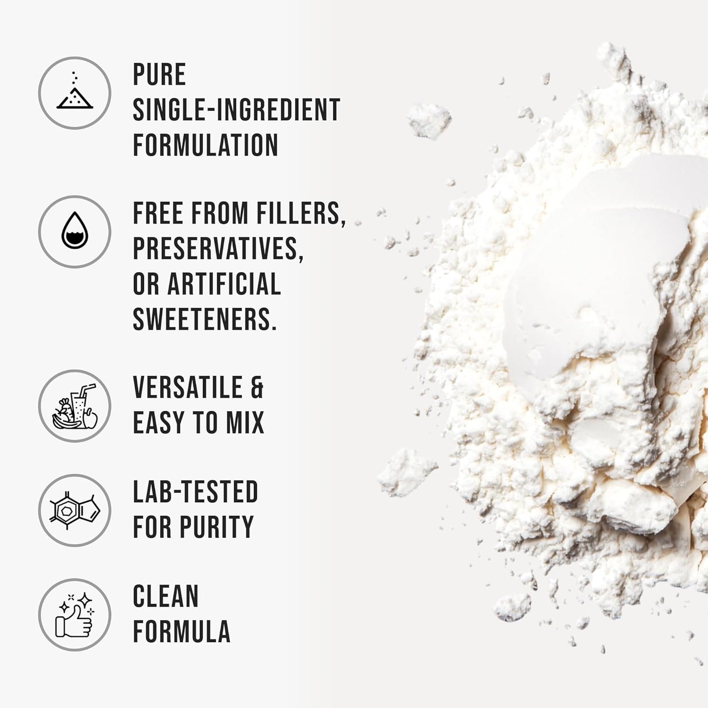 WHYZ Pure Myo-Inositol Powder Unflavored Inositol Supplement Powder, 2.4 lb, 1100g